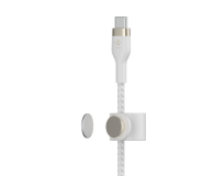 Belkin USB-C - LTG Braided Silicone 3m White - 733152 - zdjęcie 5